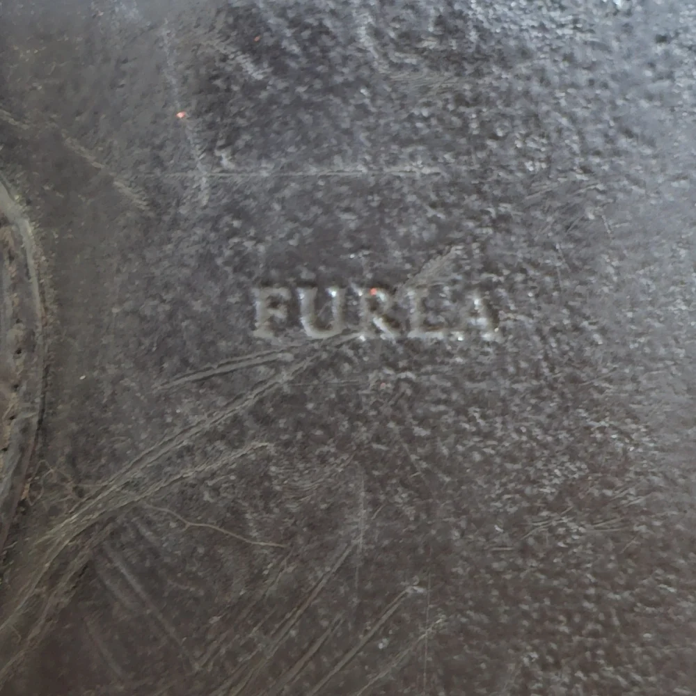 Furla Black Leather Tote – Distressed & Still Stunning - Picture 16 of 16
